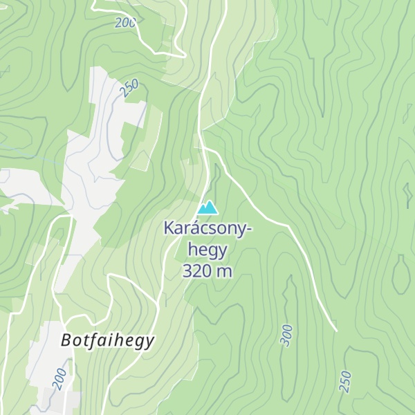 Map of Karácsony-hegy