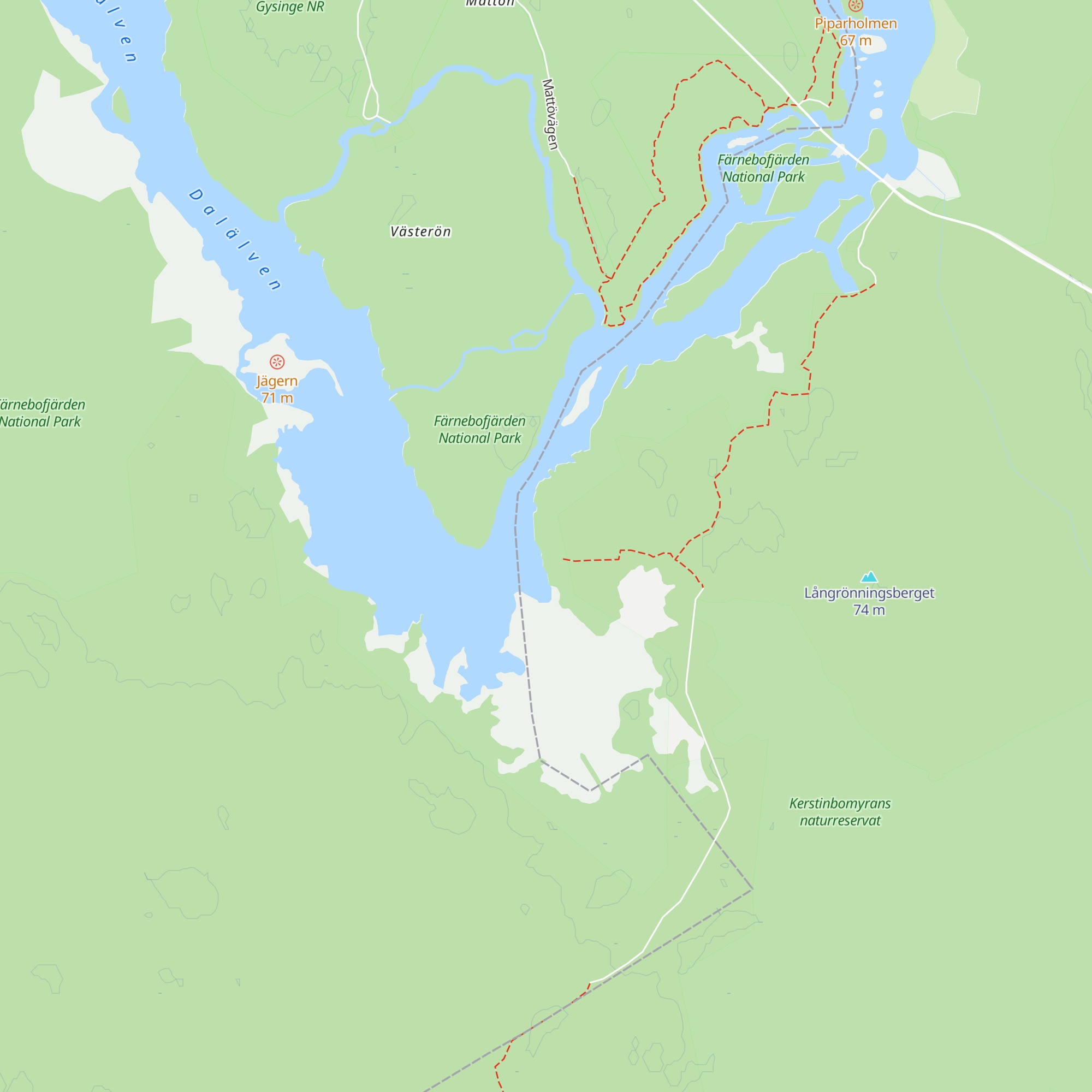 Kungsgårdens Fäbod map