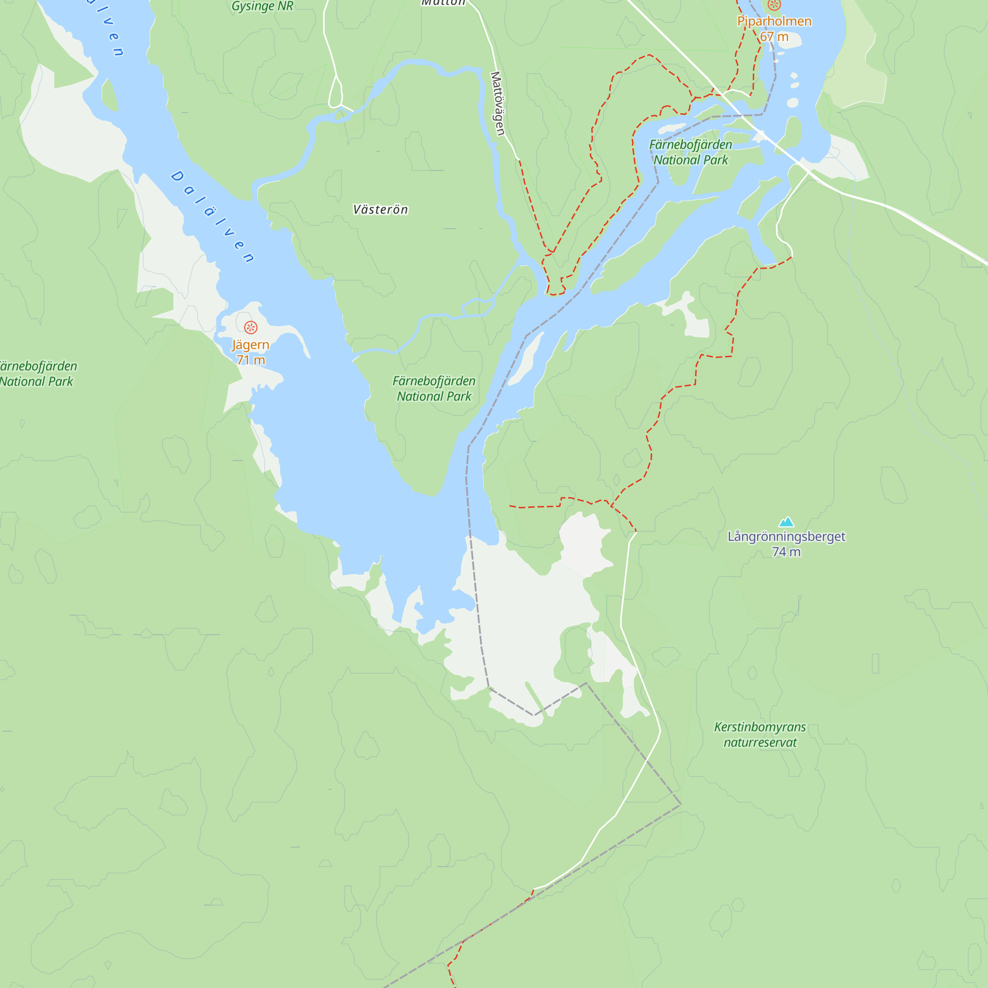 Kungsgårdens Fäbod map