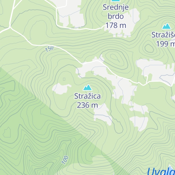 Map of Stražica