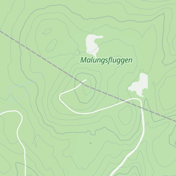 Map of Malungsfluggen