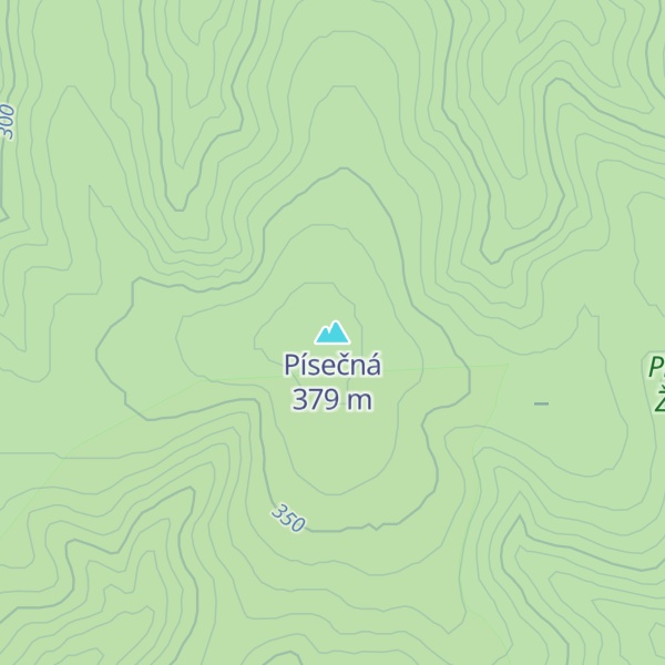 Map of Písečná