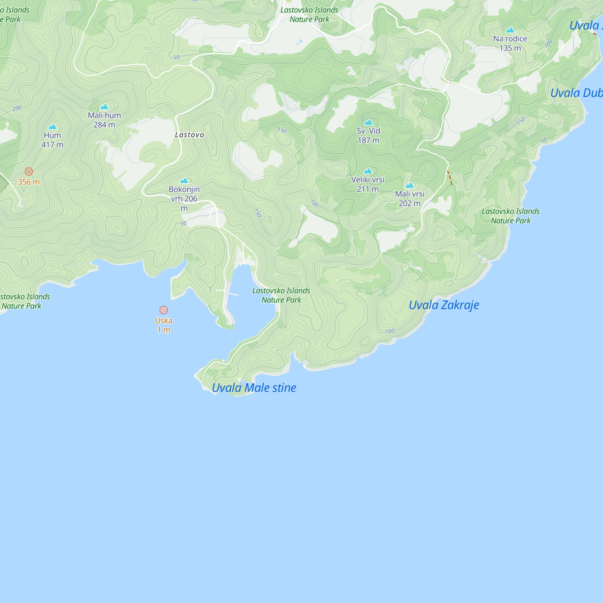 Sv. Ciprijan map