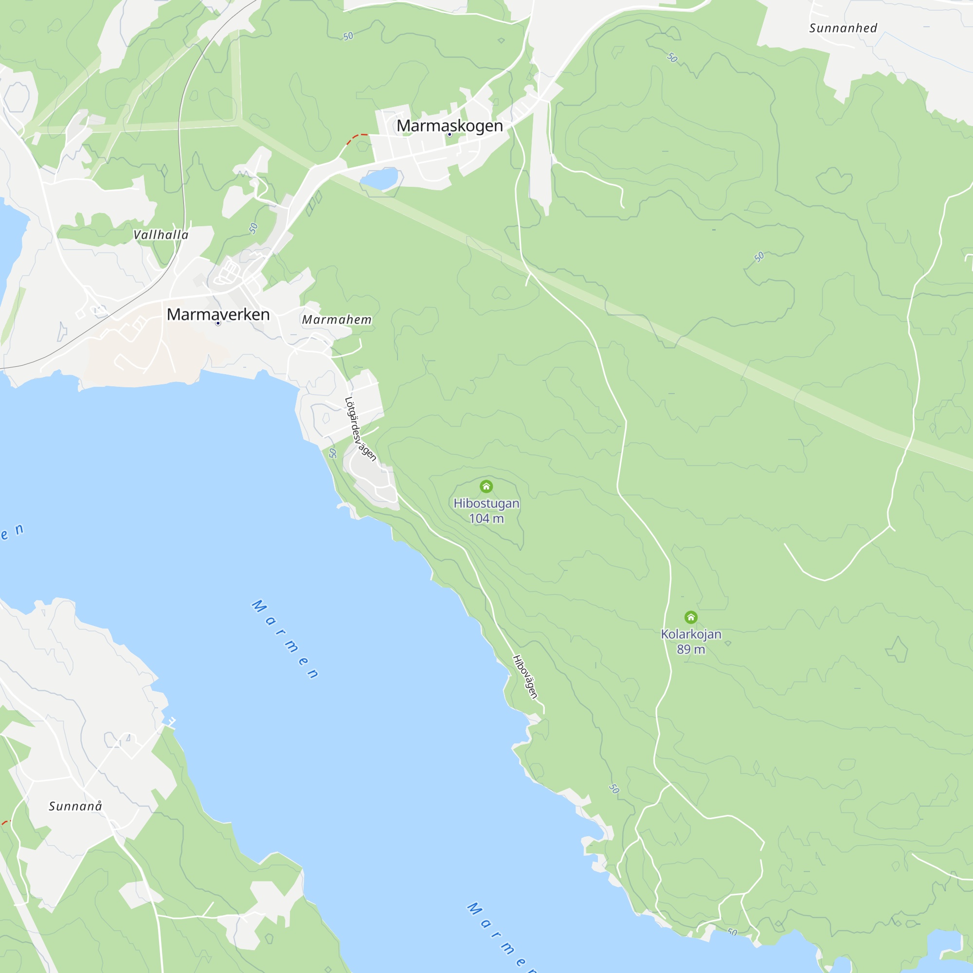 Hibostugan map