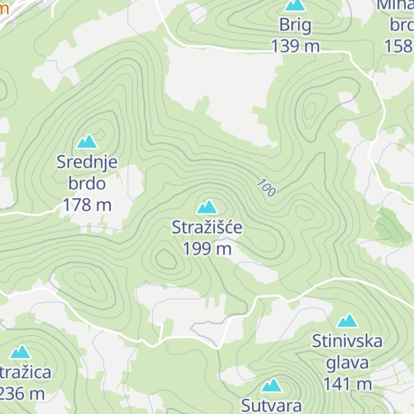 Map of Stražišće