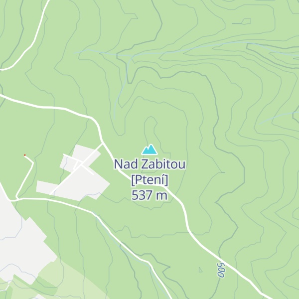 Map of Nad Zabitou [Ptení]