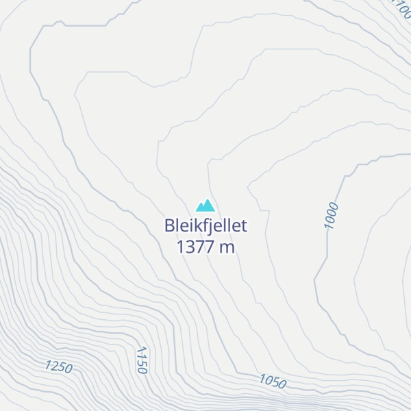 Map of Bleikfjellet