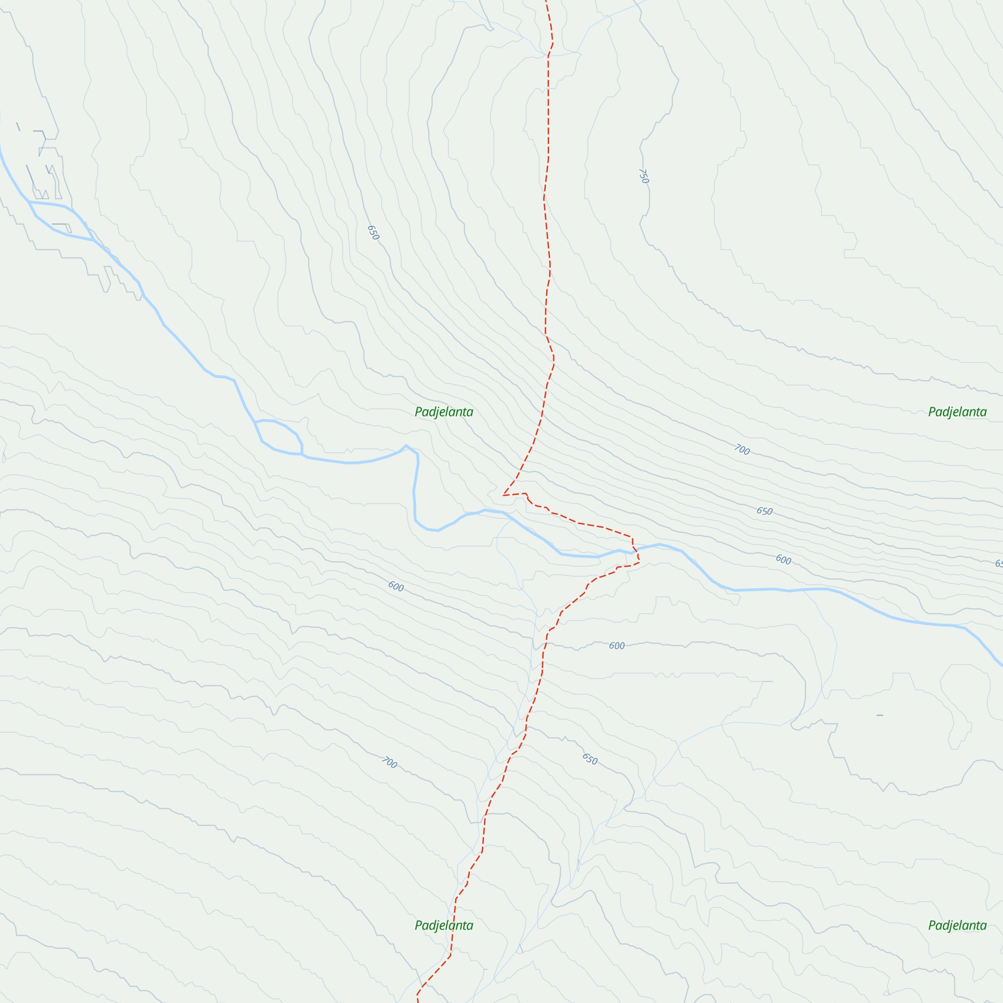 Låddejåhkå Fjällstuga map
