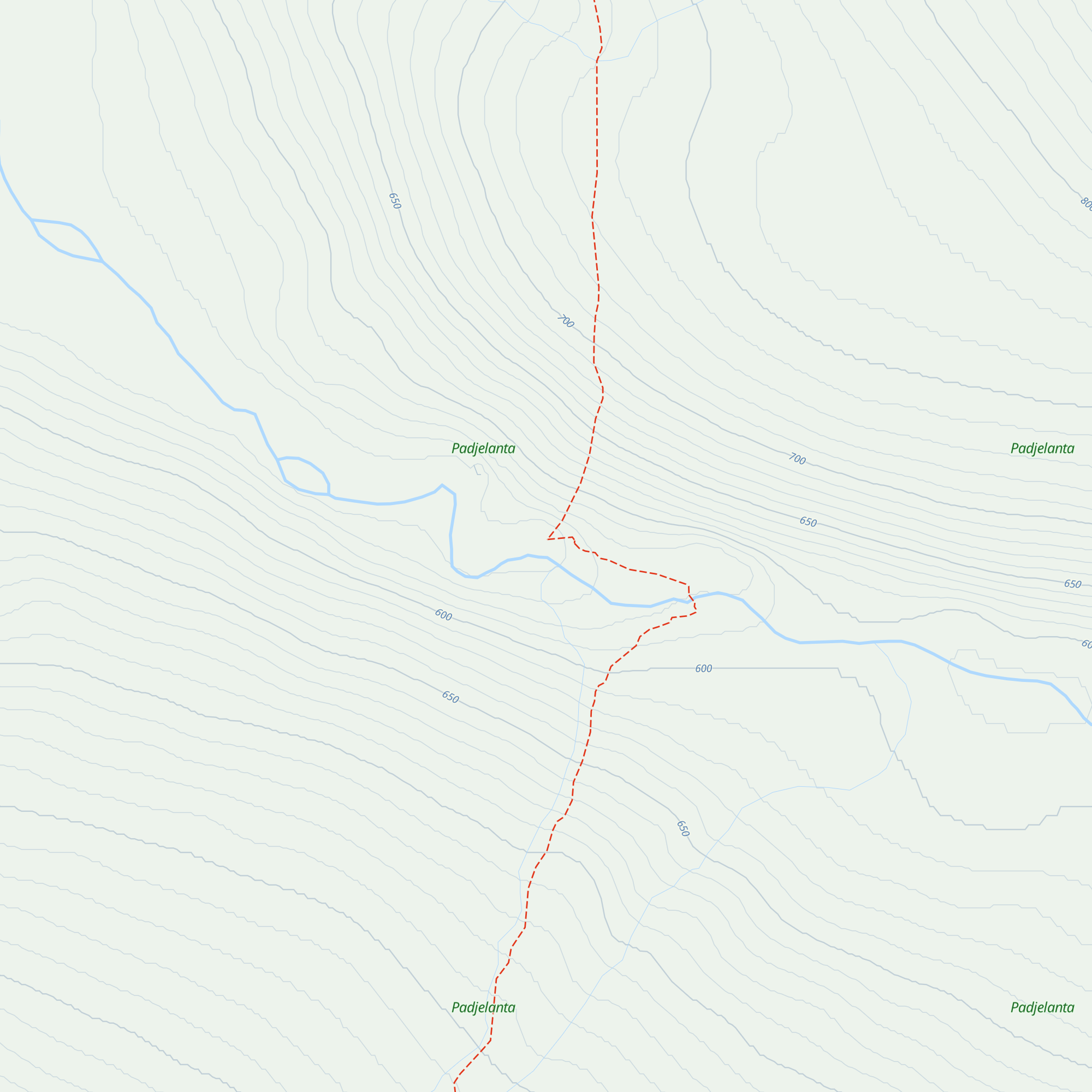 Låddejåhkå Fjällstuga map