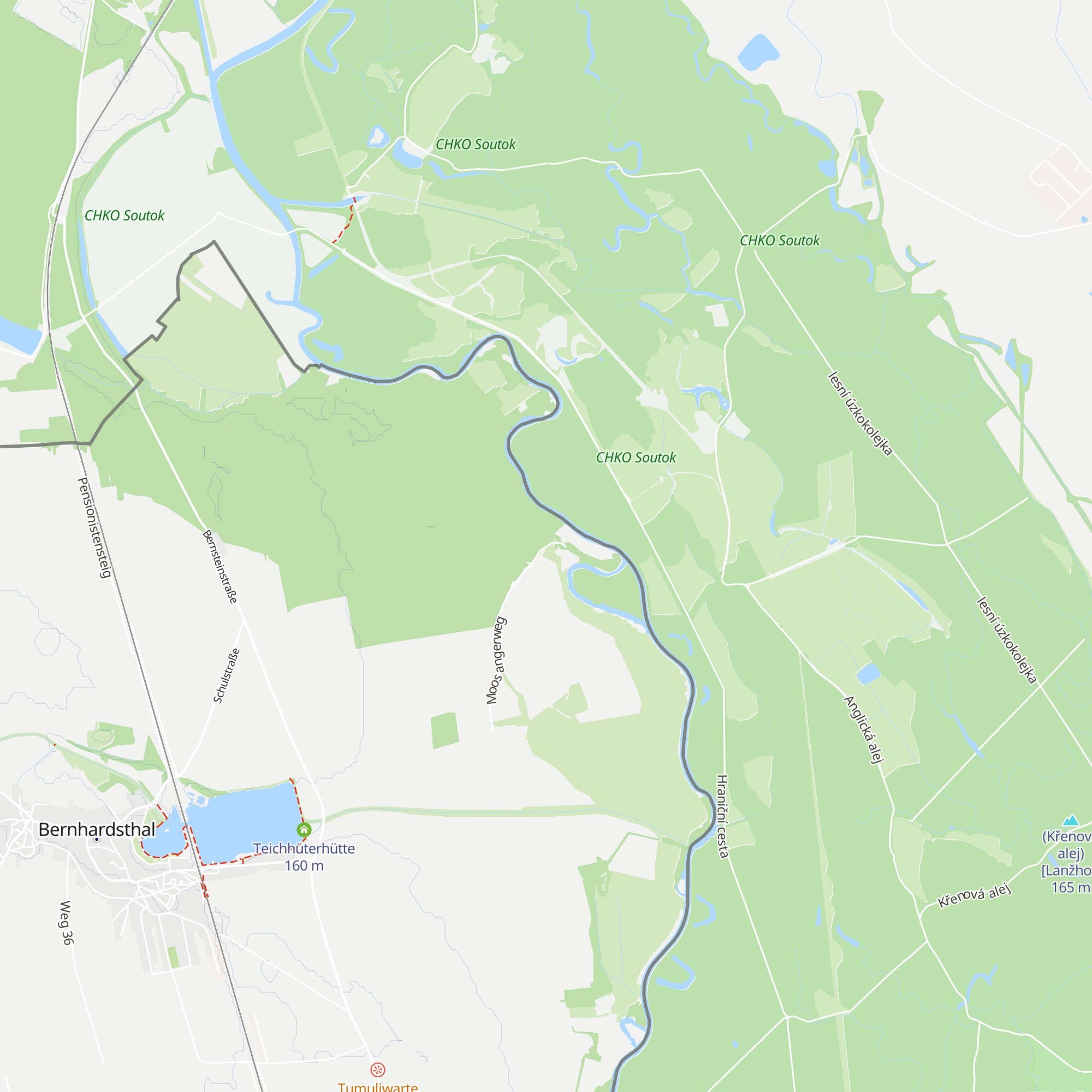 Alte Zollhütte map