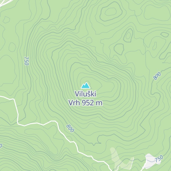 Map of Viluški Vrh