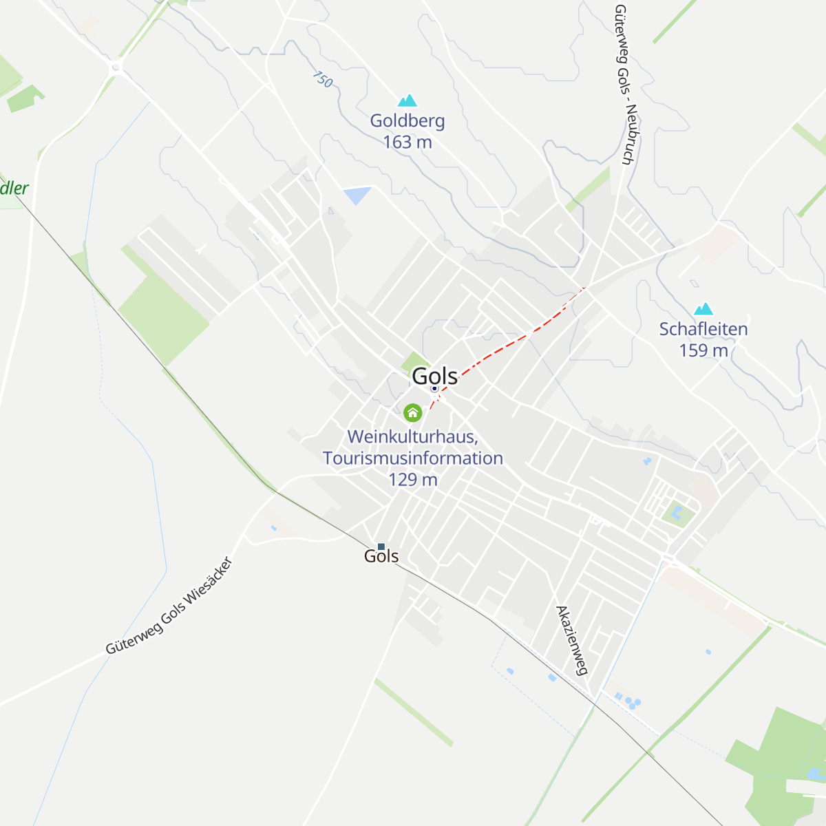 Weinkulturhaus, Tourismusinformation map