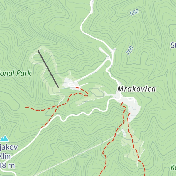 Map of Mrakovica