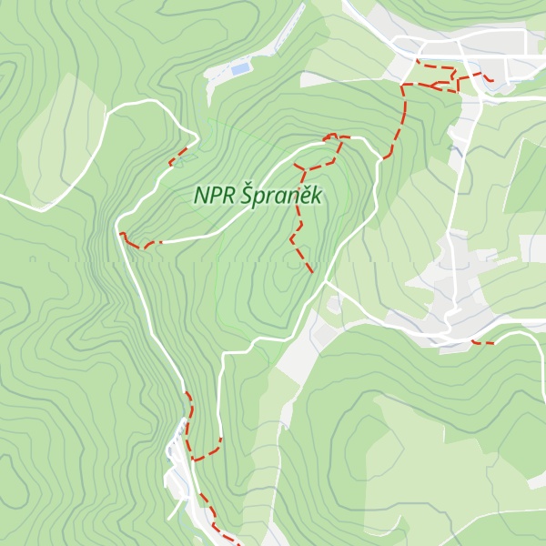 Map of Špláz