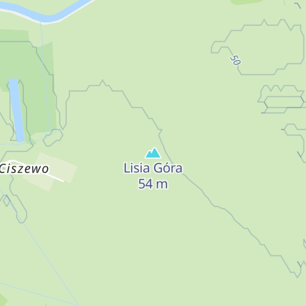 Map of Lisia Góra