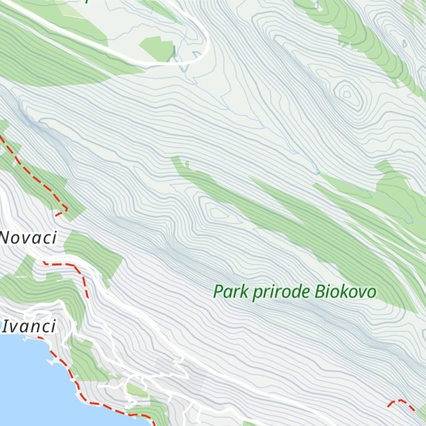 Map of Oštra glavica