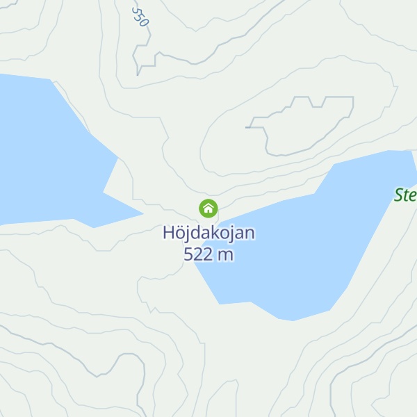 Map of Höjdakojan