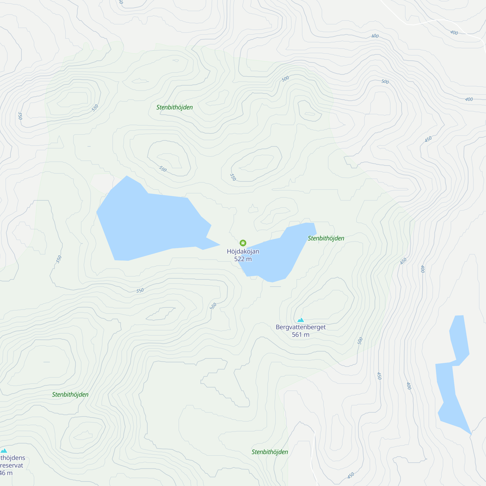 Höjdakojan map