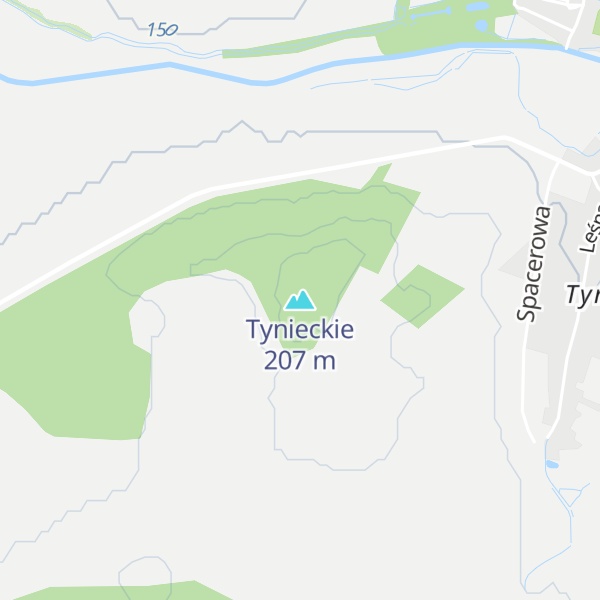 Map of Tynieckie