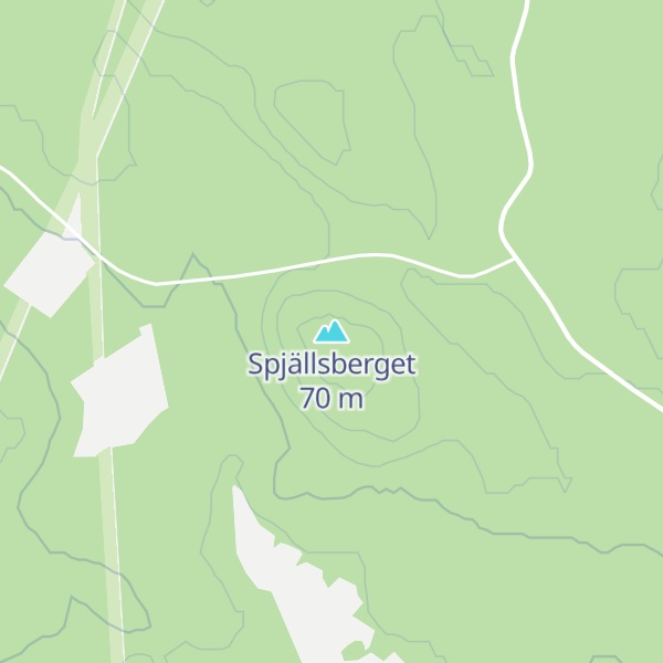 Map of Spjällsberget