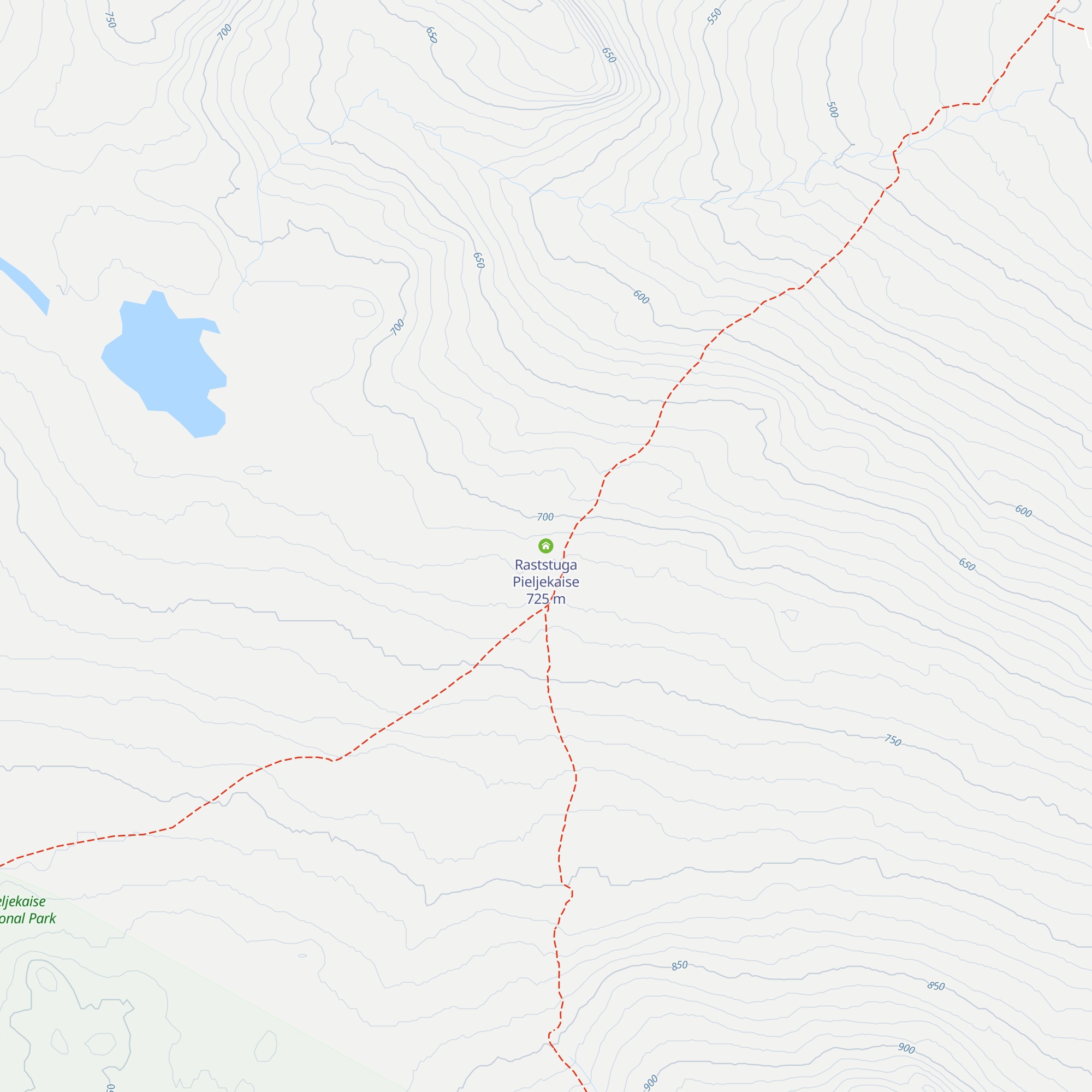 Raststuga Pieljekaise map