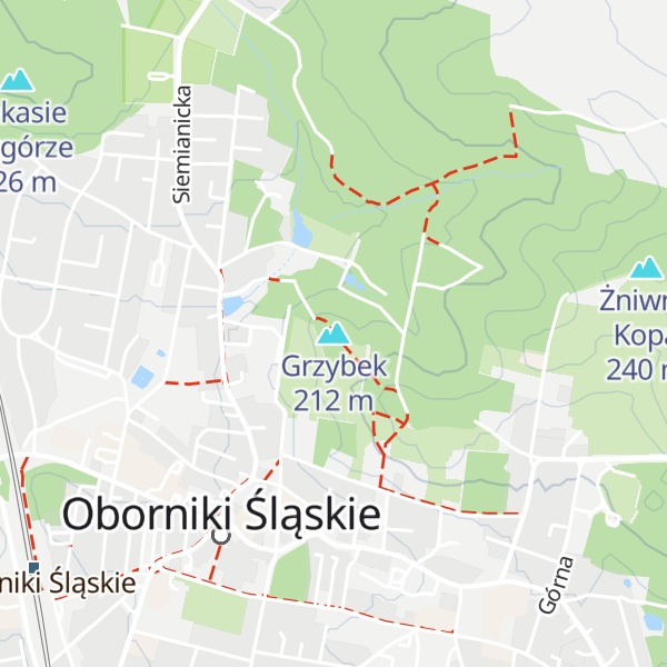 Map of Grzybek