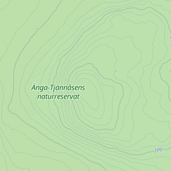 Map of Tjännåsen