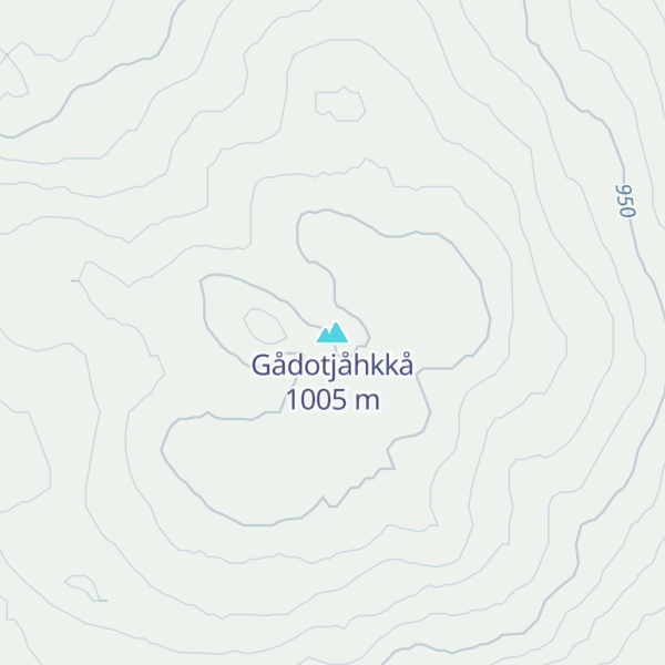 Map of Gådotjåhkkå