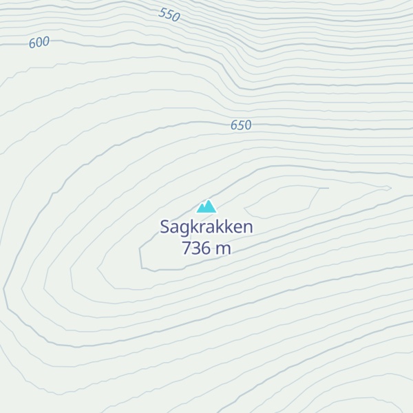 Map of Sagkrakken