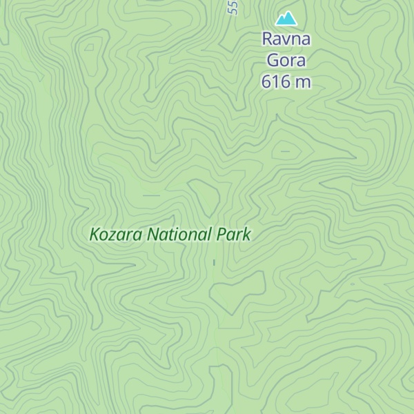 Map of Slatinska glava