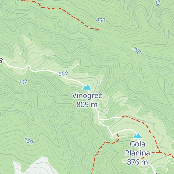 Map of Vinogreč