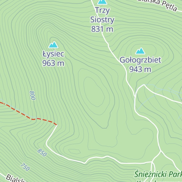 Map of Gołogóra