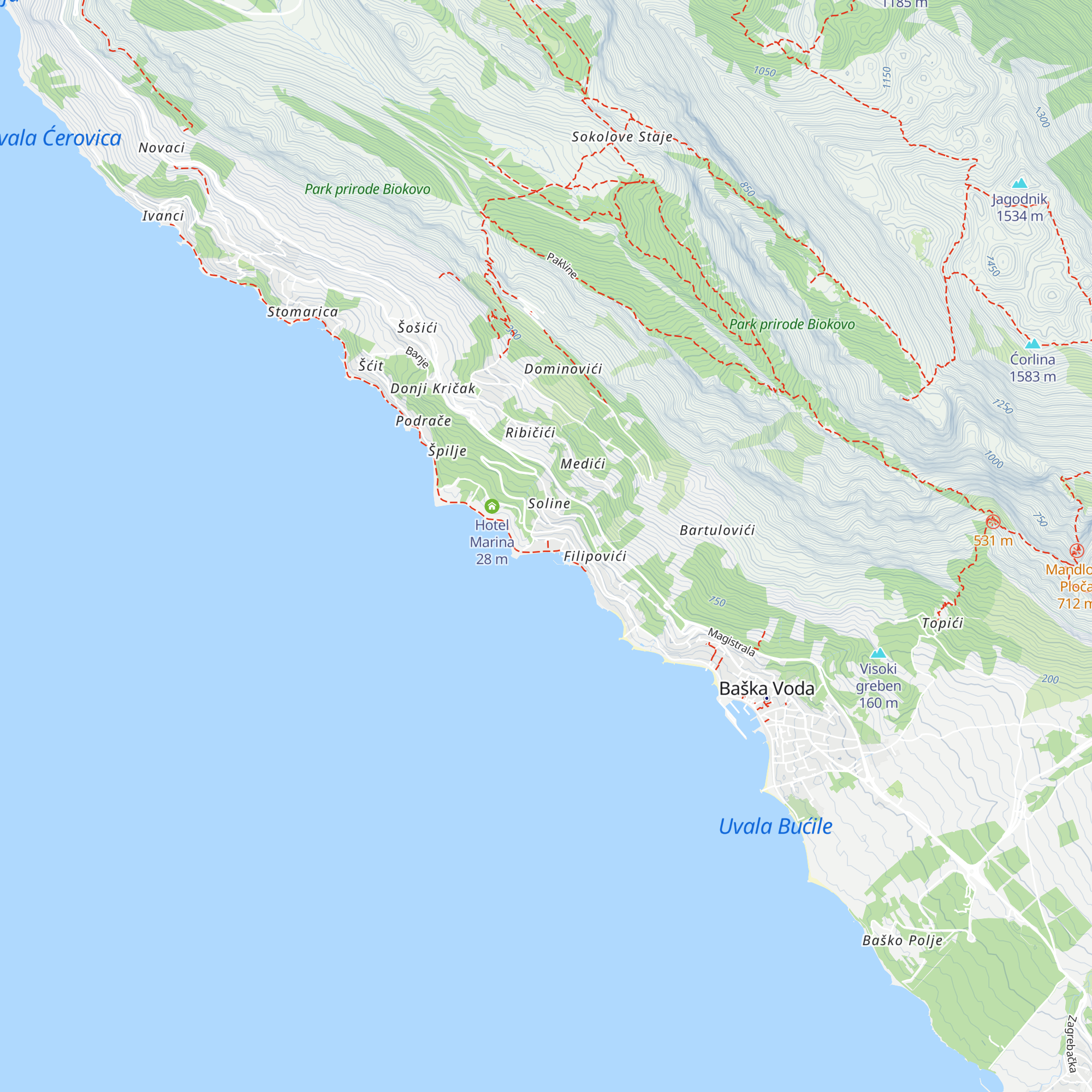 Tourist Bord Muncipal map