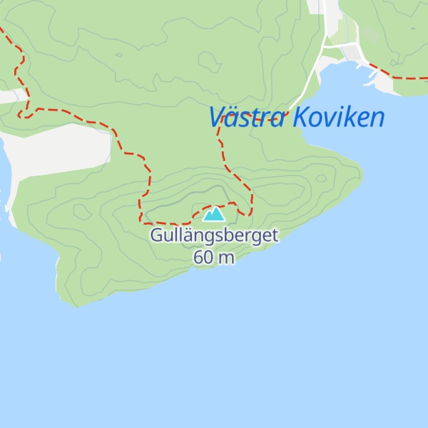 Map of Gullängsberget