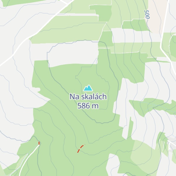 Map of Na skalách