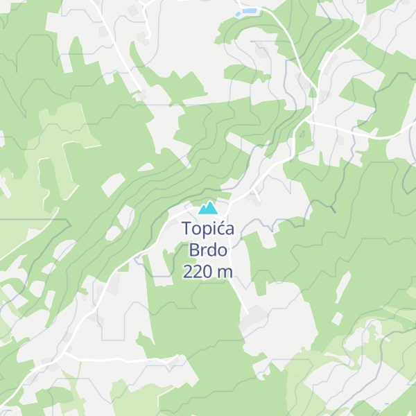 Map of Topića Brdo