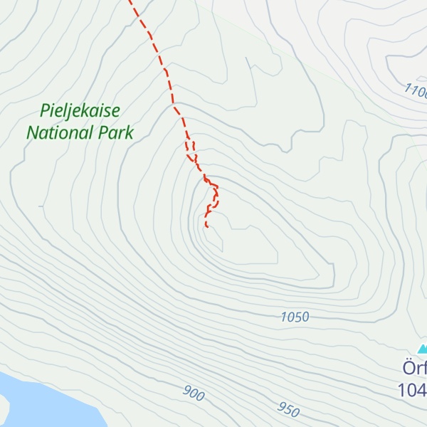 Map of Pieljekaise