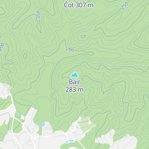 Map of Bair