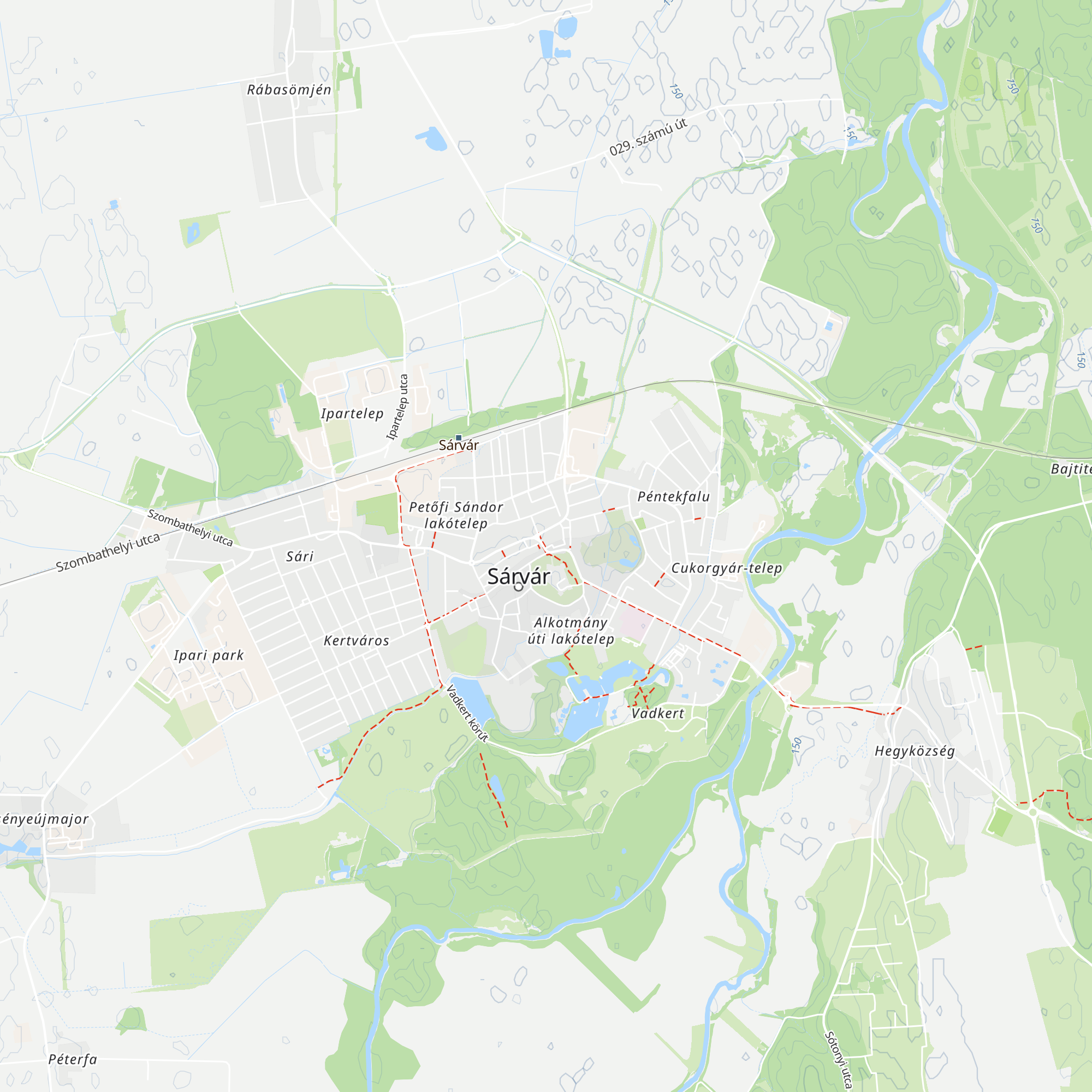 Tourinform Sárvár map