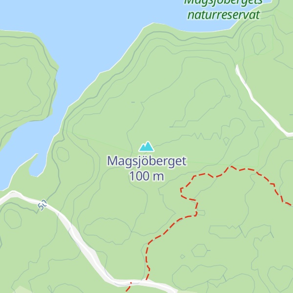 Map of Magsjöberget
