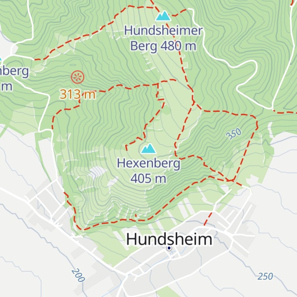 Map of Hexenberg
