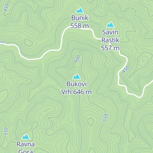 Map of Bukovi Vrh