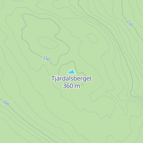 Map of Tjärdalsberget