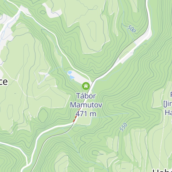 Map of Tábor Mamutov