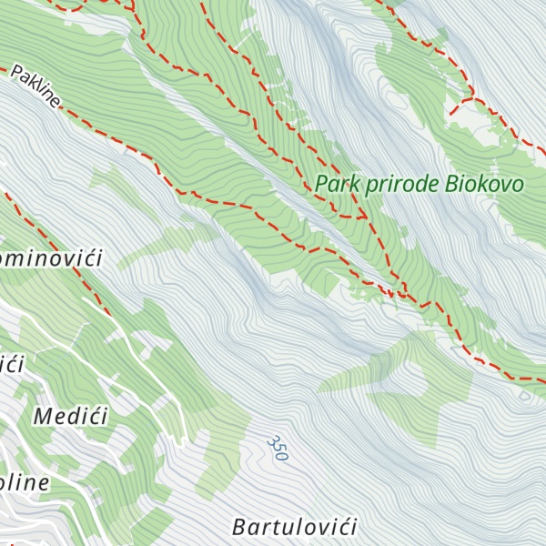 Map of Borovac