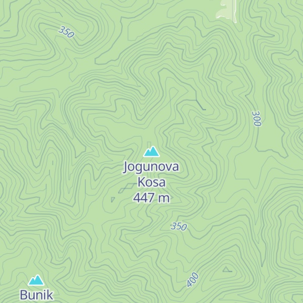 Map of Jogunova Kosa