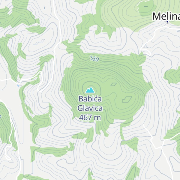 Map of Babića Glavica