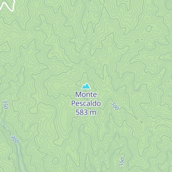 Map of Monte Pescaldo
