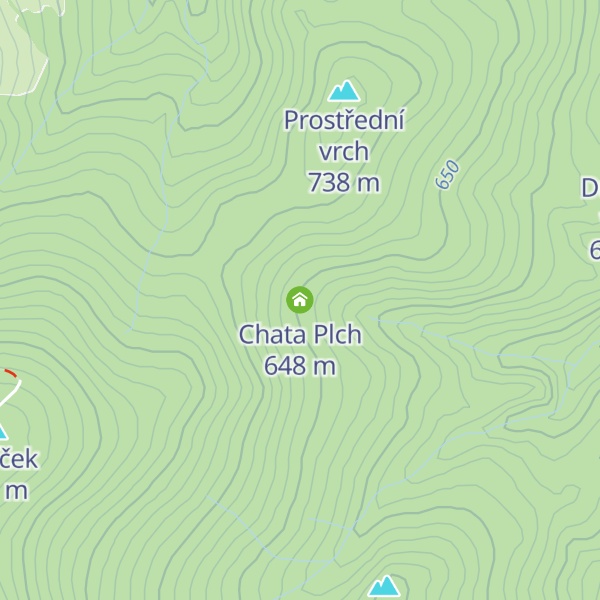 Map of Chata Plch