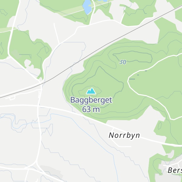 Map of Baggberget